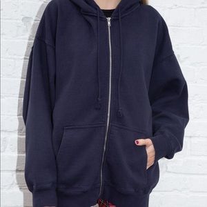 brandy Melville Christy hoodie in navy💓